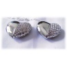  romantisches Diamant-Herz mit Strass-Steinen & Metall (verchromt) als 8GB USB Stick