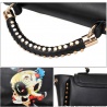 Gothic Fashion Damen-Umh?nge-Handtasche aus hochwertigem PU Leder