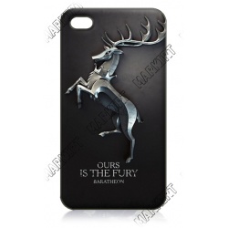 GoT - Baratheon Hirsch - ours is the Fury - iPhone 4 / 4S Phone Protective Case - Cover Case