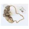 goldener ?gyptischer Adler Horus - 3D Anh?nger - hartvergoldet inkl. Kette - Fashion ?gypten