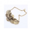 goldener ?gyptischer Adler Horus - 3D Anh?nger - hartvergoldet inkl. Kette - Fashion ?gypten