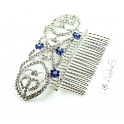 Bellas Wedding Jewelry Hair Comb Twilight Bride Crown