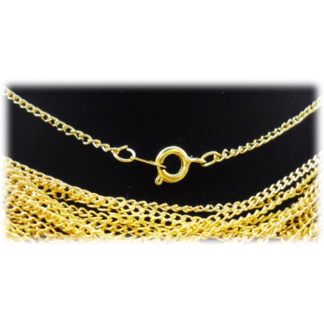 Fashion Halskette 44cm ohne Anh?nger ca. 2mm - hartvergoldet