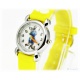 Kids Time Smurf Wristwatch McTapfer / Gutsy Smurf with Silicone Bracelet for Kids Yellow
