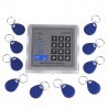 Ber?hrungsloser RFID T?rschloss, Tor?ffner , T?r?ffner, Zutrittskontrollsystem, Access Control System+10St?ck Transponder DC 12V