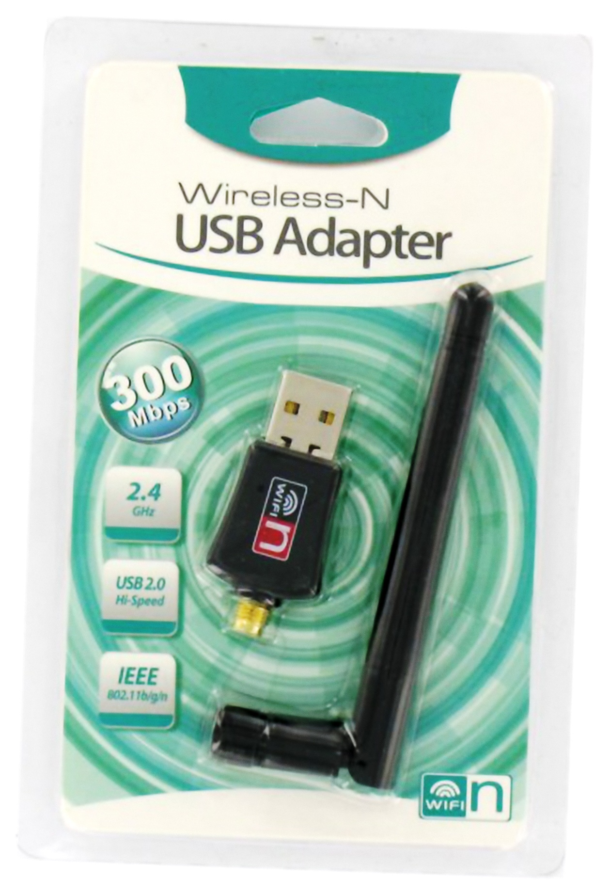 LogiLink Micro adaptateur WiFi USB 2.0 sans fil, 300 Mbps