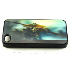 Pandaren Warrior - World of Warcraft Fashion - 3D Motif Multi-Stage - iPhone 4 / 4S Phone Protective Case