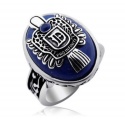 Stylish Vampire Stefan or Damon Daylight Ring, high quality silver plated finish with gemstone