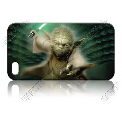 Yoda mit Laserschwert - iPhone 5 Handy Schutzhülle - Cover Case
