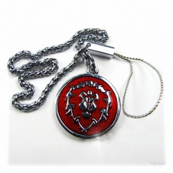 WoW - Alliance metal keychain with belt chain