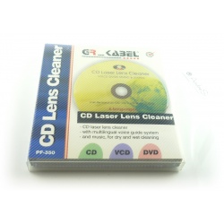 CD Laserlinsen Reiniger mit multilingualer Sprachanleitung und Musik