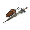 World of Warcraft - Frostmourne Schwert Dekoration mit Schild & Lederband