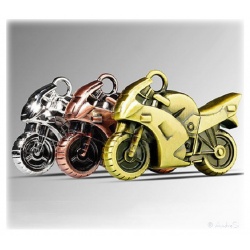 8GB Metal Creative Motorcycle-Shaped USB Flash Drive