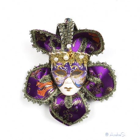 edel verzierte Venedischer Maske als Nachbildung zur Dekoration