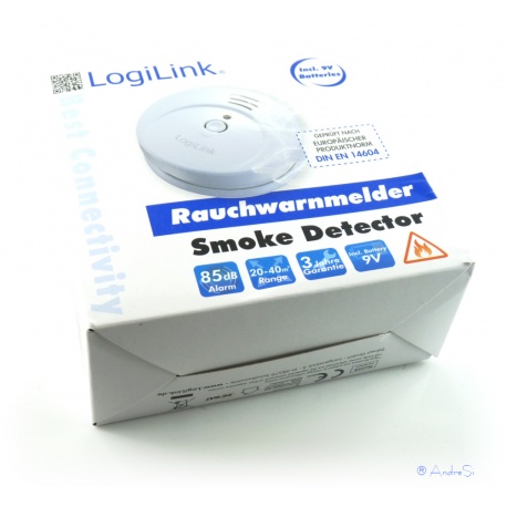 LogiLink® Rauchmelder, Weiß