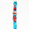 Cars Armbanduhr Kids Time Kinderuhr, verschiedene Motive - Silikon Armband Hellblau/Bunt