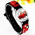 Cars Wristwatch Kids Time Kids Watch, Various Motifs - Silicone Bracelet Black/Colorful