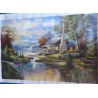 Thomas Kinkade's Gem?lde "Nanette's Cottage" handgemalte Replik des Original's