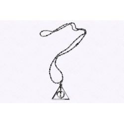 HP Fashion - Halskette - Heiligtümer des Todes - Platinum hartverdelter Anhänger mit geschmeidiger 50-52cm Schlangenkette