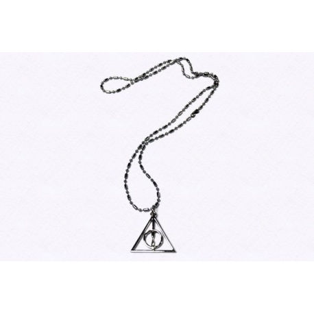 HP Fashion - Halskette - Heiligtümer des Todes - Platinum hartverdelter Anhänger mit geschmeidiger 50-52cm Schlangenkette