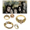 Hogwarts Ring Gryffindor, Slytherin, Ravenclaw oder Hufflepuff mit edlen facettenreichen Kristallen