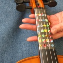 Fingerführung Finger Guide Geige Spielhilfe für Einsteiger / Anfänger passend für 4/4 Violine