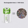 D Cell Akku lithium-ionen Battery 12.000mWh 100% cap.li-polymer per USB ladbar