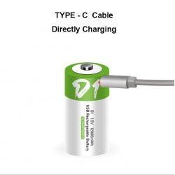 D Cell Akku lithium-ionen Battery 12.000mWh 100% cap.li-polymer per USB ladbar