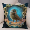 Kissenbezug 45x45 Hogwarts Gryffindor Slytherin Hufflepuff Ravenclaw H.Potter