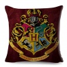Kissenbezug 45x45 Hogwarts Gryffindor Slytherin Hufflepuff Ravenclaw H.Potter