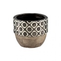 Blumentopf Indio Keramik Pot Kayla Druckrand um die 11,5 cm PTMD