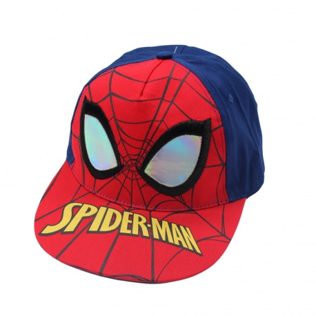 Spider Man Base Cap Mütze mit Spider Augen - Lizenziertes Marvel Produkt