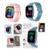 Sport Smartwatch P8 Plus Call,Musik,Blutw. Armbanduhr iPhone Android blau,rosè