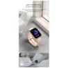 Sport Smartwatch P8 Plus Call,Musik,Blutw. Armbanduhr iPhone Android blau,rosè