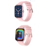 Smartwatch Qualk.-Chip Serie6 Blutw,WhatsApp,Musik iPhone Android schwarz,rosè,silber