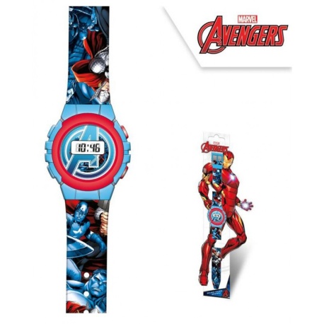 Avengers Digitaluhr Armbanduhr Marvel Lizenzartikel