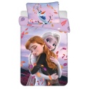 Disney Frozen , Ice Magic Anna & Elsa Kinder-Bettwäschebezug 100 × 135 cm, 40 × 60 cm Baumwolle