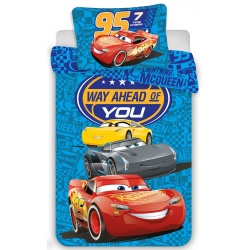 Disney Cars Kinderbettwäsche 100 × 135 cm, 40 × 60 cm