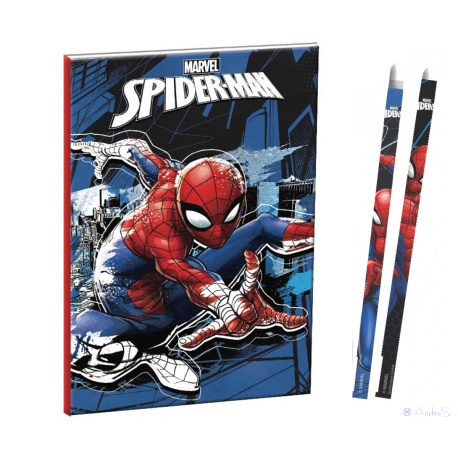 Spiderman 5-zeiliges Heft 40 Seiten Größe B5 - Marvel Lizenzartikel