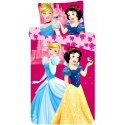 Disney Prinzessinnen Kinderbettwäsche Arielle, Schneewittchen & Cinderella 90 × 140cm, 40 × 55 cm 100% Baumwolle