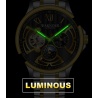 Edle automatik WAKNOER Armbanduhr in mehreren Varianten mit Tag(Sonne)-/Nach(Mond)-Phase - EAR Marke AndreSi