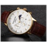 Edle Quarz WAKNOER Armbanduhr in mehreren Varianten mit Tag(Sonne)-/Nach(Mond)-Phase - EAR Marke AndreSi