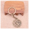 G.o.Thrones Keychain House Targaryen Coat of Arms Dragon "Fire and Blood"