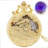 Hogwarts Pocket Watch Dumbledors Army with Belt Clip and Chain