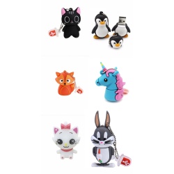 64GB USB Stick Cartoon Cat (Katze), Bunny (Hase), Pinguin, Kitty