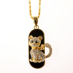 zauberhafte Kristall Katze - 8GB USB Stick