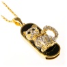 zauberhafte Kristall Katze - 8GB USB Stick