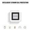 2x 9V USB Block li-ion Battery 1800-6900mAh li-polymer per USB wieder aufladbar, Smartoools