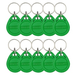 50 x RFID TAG Transponder Chipschlüssel EM, 125KHz, blau Cute