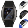 Racing Fashion Blue LED Chrome Digital Uhr Armbanduhr New Design